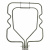 Тэн духовки нижний, 850W+86/75V 650W, Bosch, Siemens, код 212622