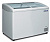 Ларь морозильный DF130SC-S с изогнутым стеклом, объем 241л
