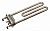 ТЭН 2000W L=188 mm прямой без отверстия, резинка ровная, сдвоенные клемы для INDESIT код 055046